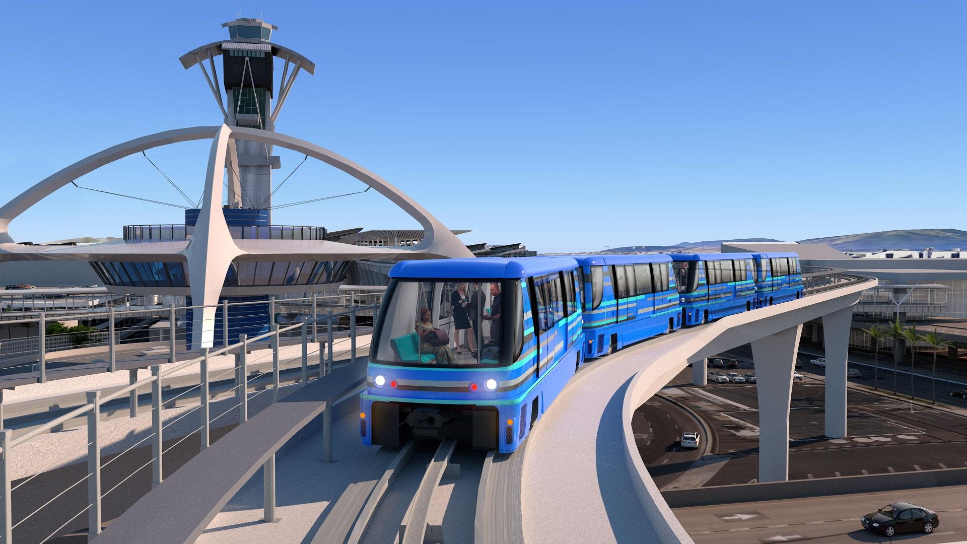 LAX Breaks Ground on Automated People Mover Urbanize LA